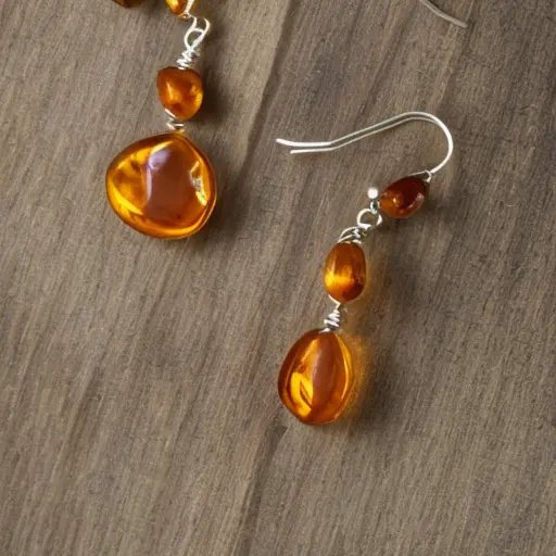 Amber Earrings